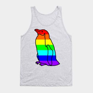 Penguin Rainbow Stripes Tank Top